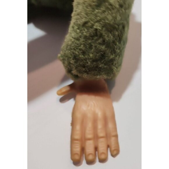 Vtg 1950's Rubber Face Green 16" Monkey Plush Stuffed Rushton My Toy Co Rare - Picture 13 of 16